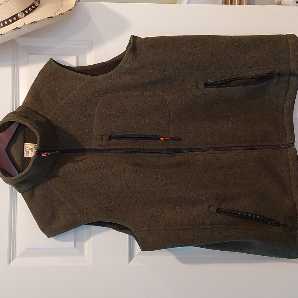 Olive Green Male Vest
